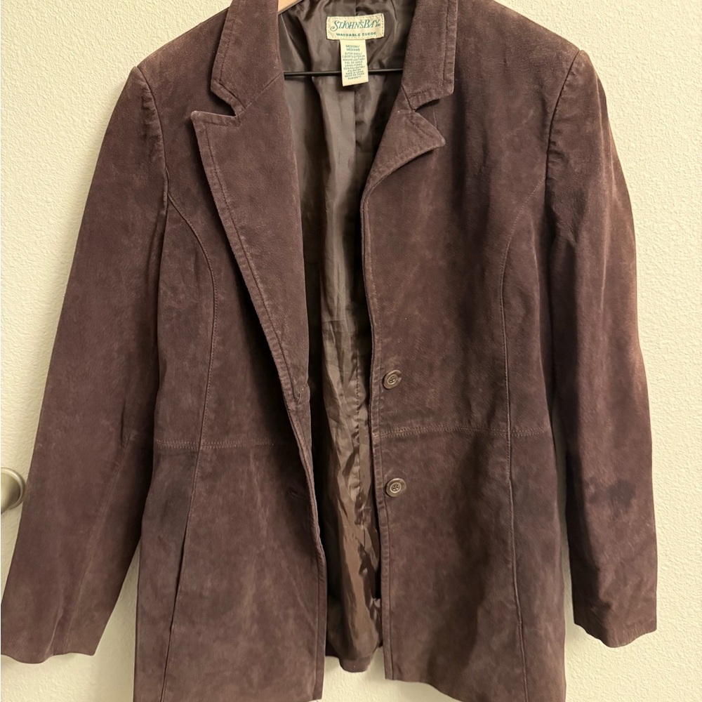 St. John's Bay Leather Classic Jacket